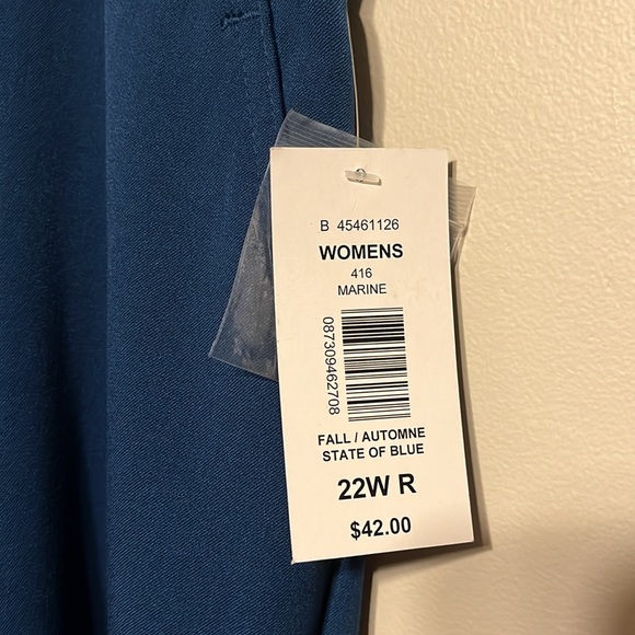 NWT Tanjay 22w straight leg dress pants - Picture 6 of 10